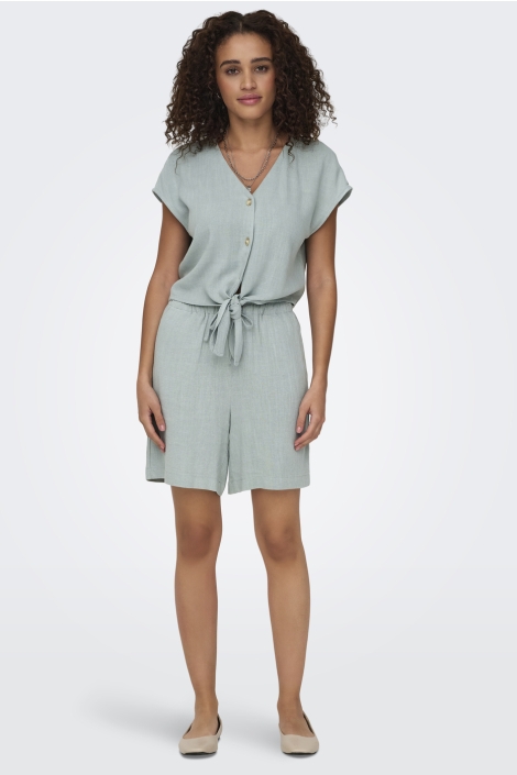 Only onlsiesta mw pull-up lin bl shorts